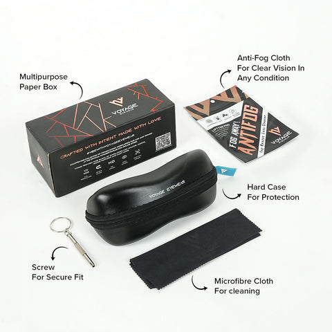 Wayfarer Polarized Sunglasses (Black Lens | Blue Frame - PMG4989)