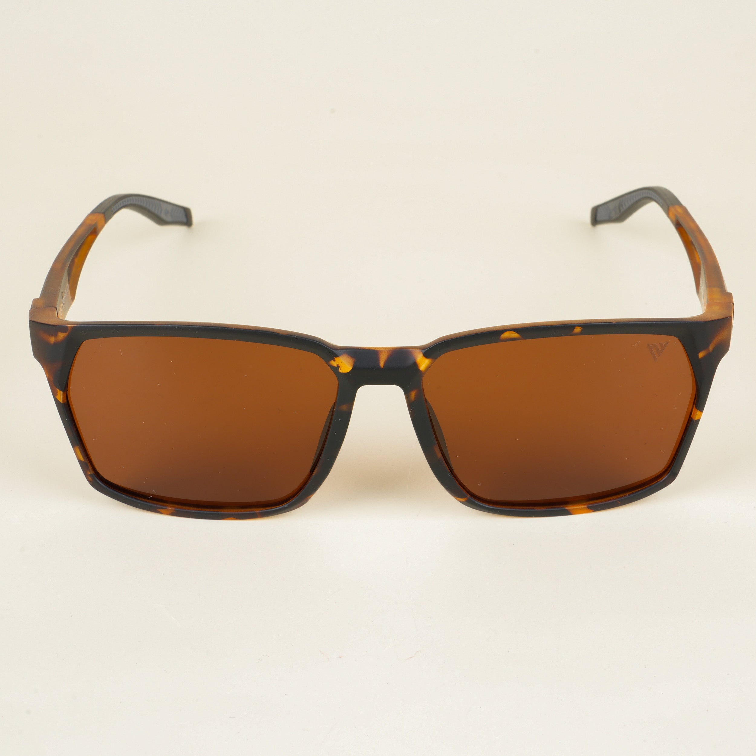 Voyage Wayfarer Polarized Sunglasses for Men & Women (Brown Lens | Demi Brown & Black Frame - PMG5288)
