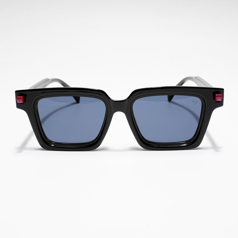 Shine Black Square Sunglasses - MG4875