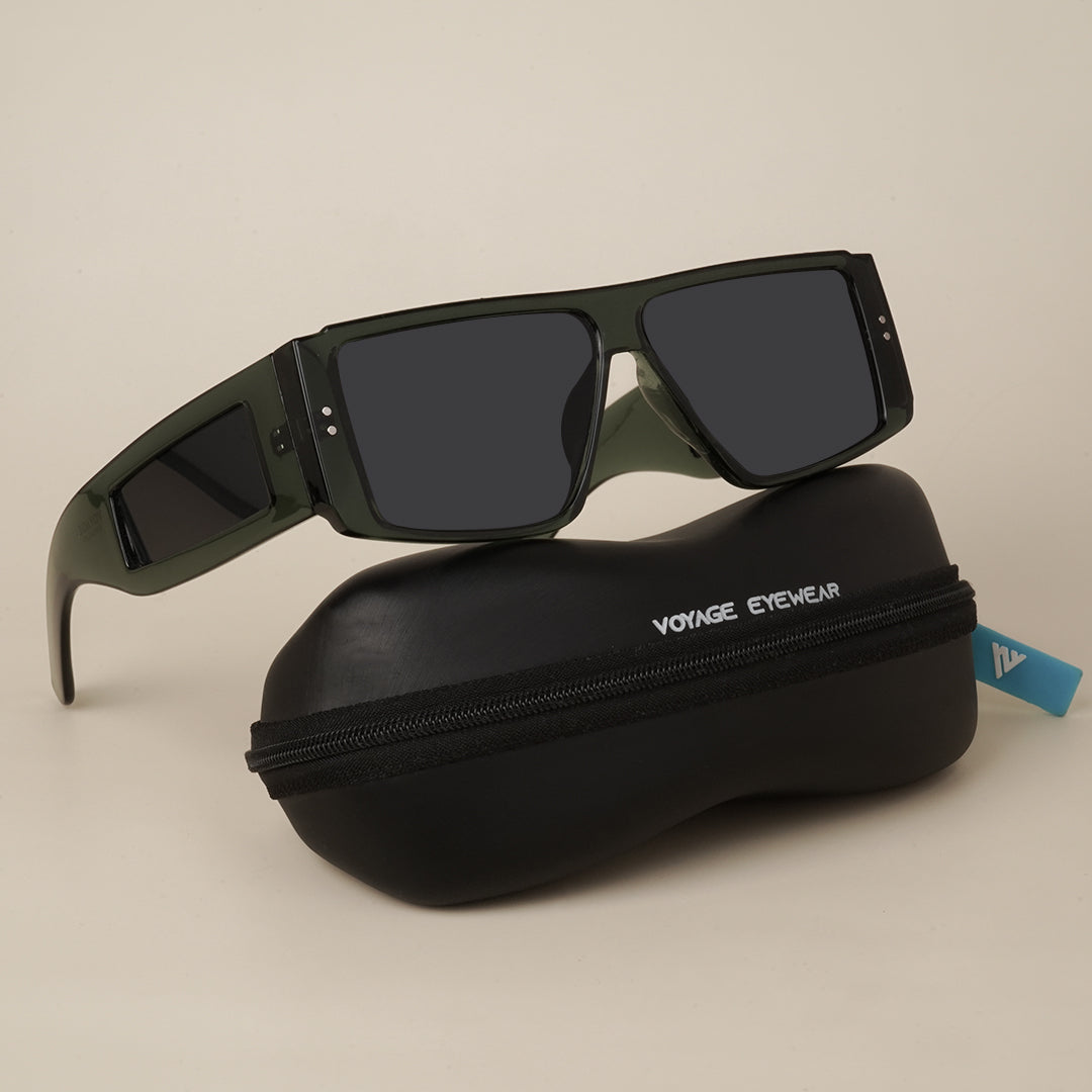 Voyage Military Green Wayfarer Sunglasses - MG3707