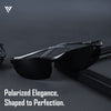 Turbo Aluminium | Gunmetal Black Polarized Sunglasses - PMG4646