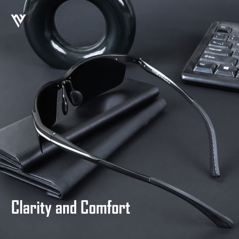 Turbo Aluminium | Black Polarized Sunglasses - PMG4647