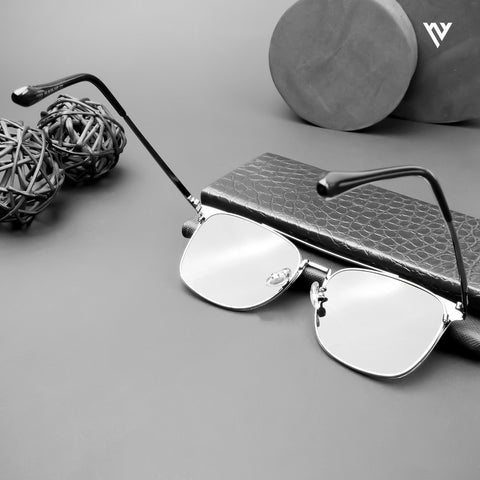 The Fiero | Wayfarer Polarized Sunglasses (Black Lens | Grey Frame - PMG4982)