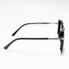 Amber | Black Square Polarized Sunglasses - PMG4249