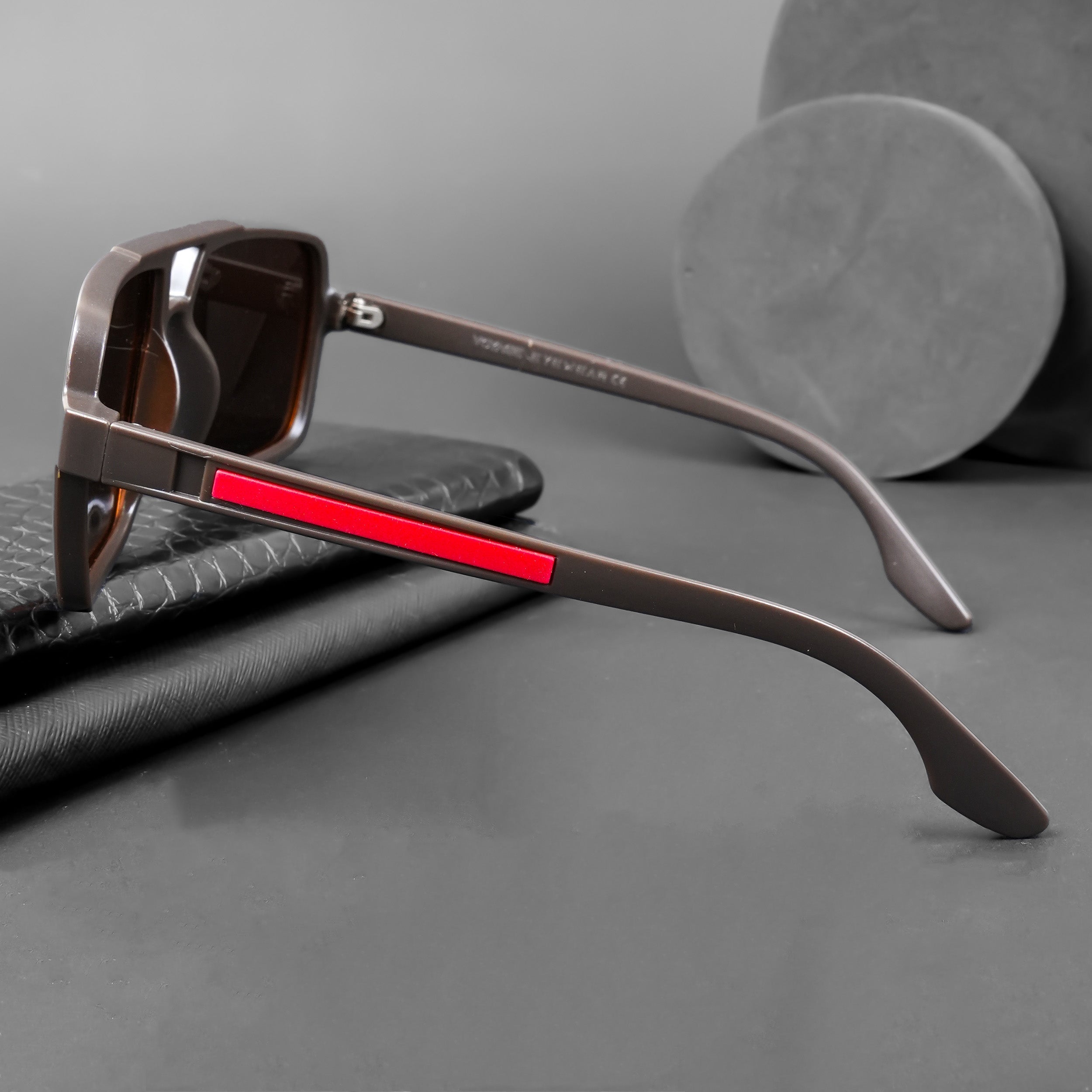 Wayfarer Polarized Sunglasses (Brown Lens | Brown Frame - PMG5243)