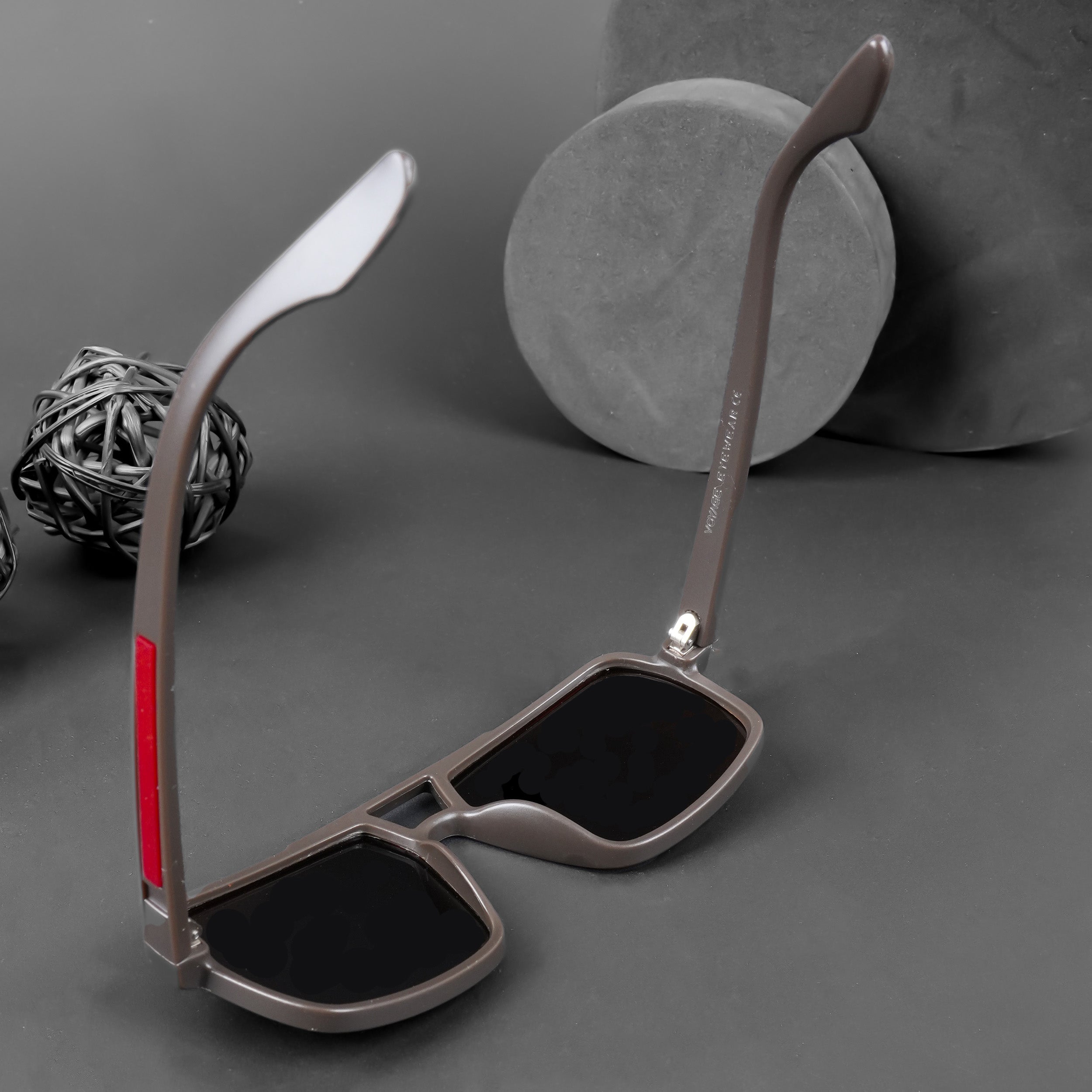 Voyage Exclusive Wayfarer Polarized Sunglasses for Men & Women (Brown Lens | Brown Frame - PMG5243)